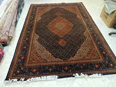 Handmade Persian Tabriz Carpet 2x3m – Mahi Design | Hand-Knotted Wool Rug