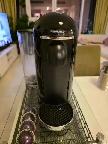 Nespresso Vertuo Deluxe Plus Coffee Machine (Black and Chrome) - Great Working Condition