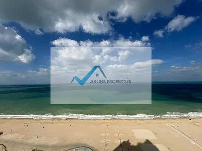 شقة فاخرة للغاية بثلاث غرف نوم مطلة على البحر + غرفة للخادمة | إطلالة كاملة على البحر | معيشة على شاطئ البحر | مسبح، صالة رياضية، وإمكانية الوصول إلى