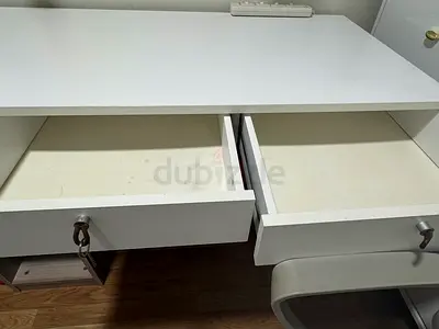 Office Table Plus Two Chairs