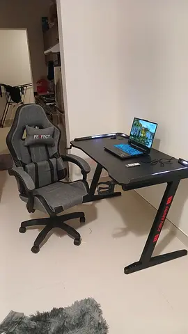Brand new gaming table and gaming chair available