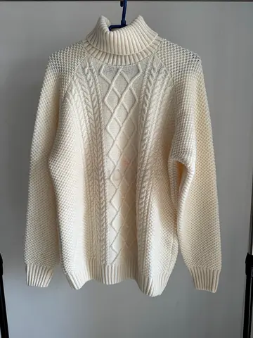 Italian Collection Men White Pullover Size M