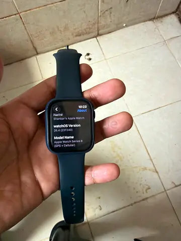Apple Watch Series 8 (44mm) - Good Working Condition, Navy Sport Band