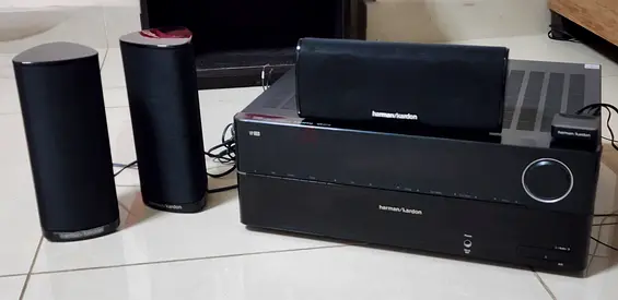 Harman/Kardon Home Audio Receiver with Surround Speakers