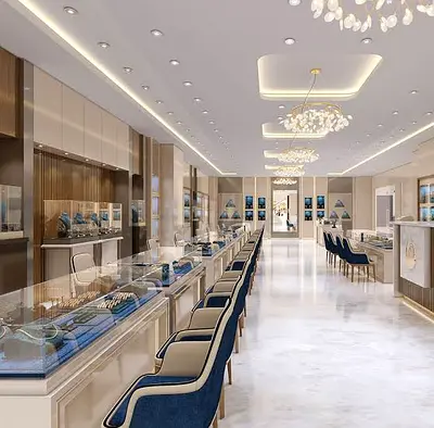 Luxury Jewellery Shop Decor  Complete Renovation Services