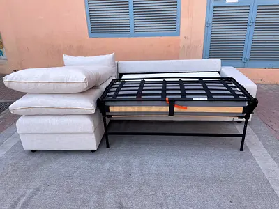 Ikea vimle L shape sofa bed Beige