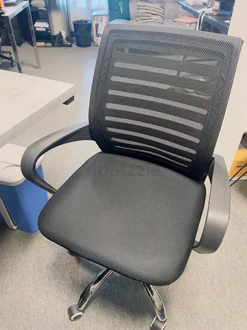 Black Ergonomic Office Chair with Lumbar Support (2 Chairs)