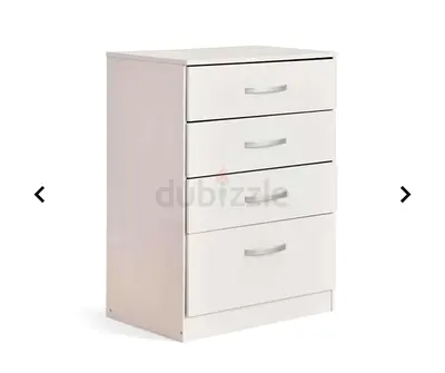 Dimensions
1 x CHEST OF (4 DRAWER ) 65 cm L x 43 cm W x 87cm H
Features
Storage, Drawers