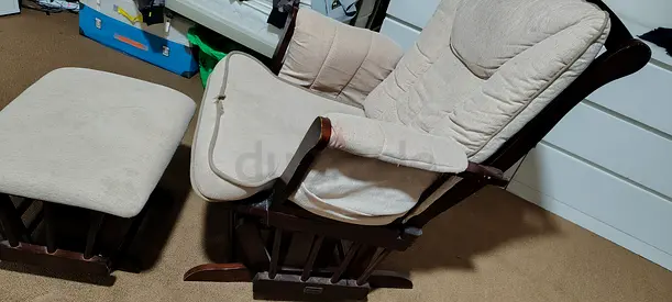 Glider chair with Ottoman used