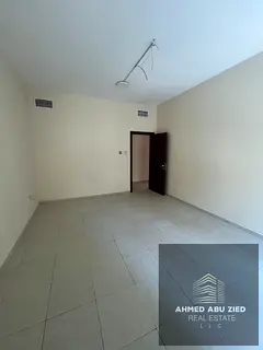 For annual rent: 3-bedroom apartment with a living room, maid's room, and storage in Al Khor Tow