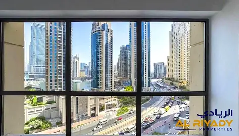 إطلالة على المارينا وعين دبي | شقة من 3 غرف نوم | شرفة | Rimal 5 JBR