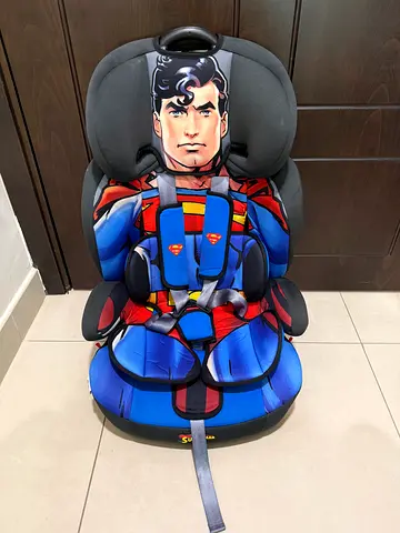 Superman Child Car Seat / High back Booster