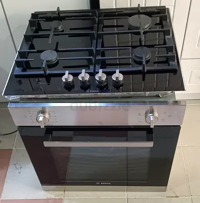 Bosch built in gas top and oven same like new condition for sale