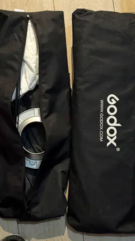 Godox grid Softbox 30x120cm  / Studio Light Carry Bags (Set of 2) - like new