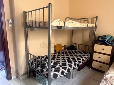 Bed frame Bunk Bed Frame with Two Mattresses - Good Condition