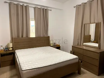 Full bedroom set 6 pieces(bed,dresser,2night stands,wardrobe,mattress)