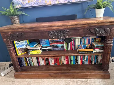 Wooden bookcase