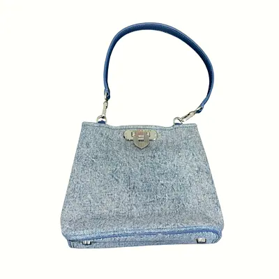 CHARLES AND KEITH Denim Shoulder Bag Arwen Collection