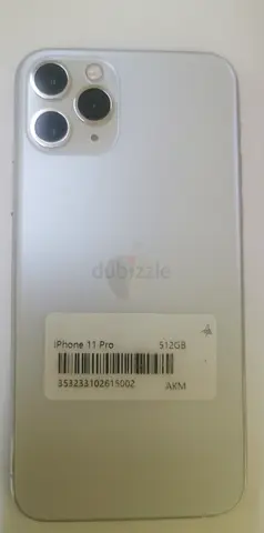 iPhone 11 Pro 512GB Silver - Good Condition