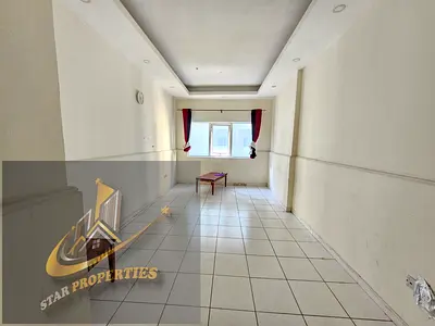 NO DEPOSIT SPECIOUS NICE 2BHK CENTRALISED AC AND GAS WITH BALCONY FAMILY BUILDING JUST 37K AL MAHATAH