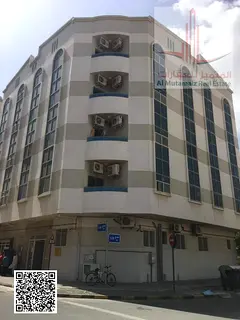 Two bedrooms and a living room for annual rent in Ajman, in Abu Hamad building in Al Nuaimiya 2. Ask