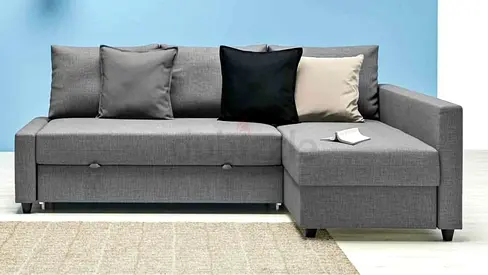 IKEA Gray FRIHETEN L Shape Sofa 204 x 140 cm