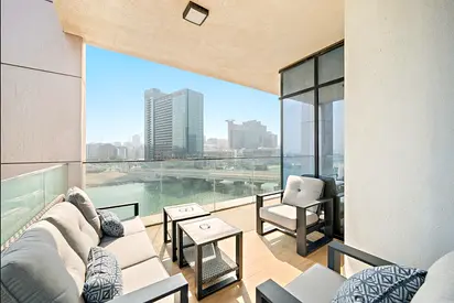 Furnished 2 BHK | Vacant | Full Canal View | Prime Location