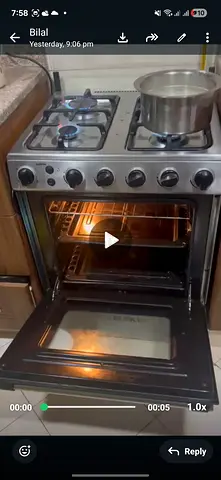 Gas cooking range