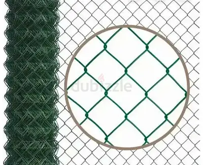 Chain-link fence panel, used — good condition