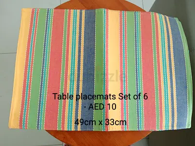 Set of 6 Table Placemats / Picnic Placemats
