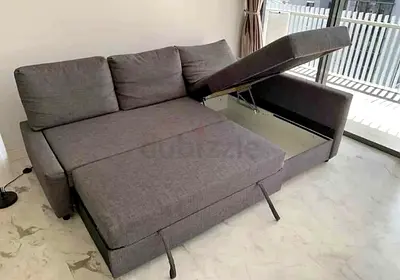 L shape sofa bed with storage Ikea FRITHEN