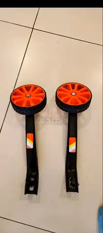 Two Bicycle support wheels