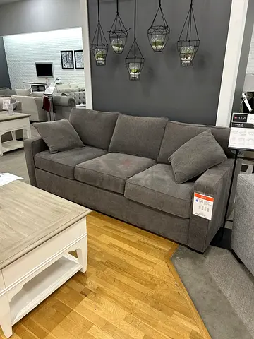 Grey 3-Seater Fabric Sofa Brand New with Good Price
