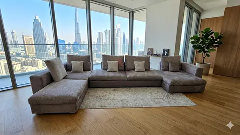 Saba Italian Premium quality U shape sofa