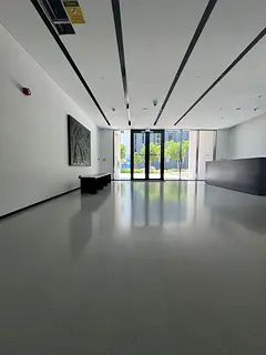 The most luxurious and elegant two-bedroom apartment for annual rent in Aljada, Sharjah, within the