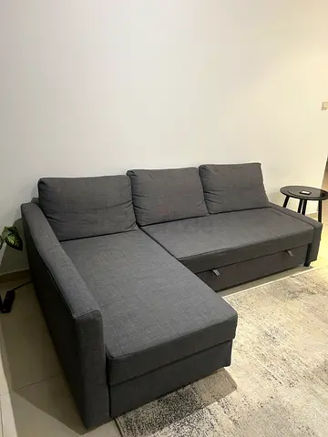 IKEA 3-seater Sofa Bed in Good Condition with Mattress Pad