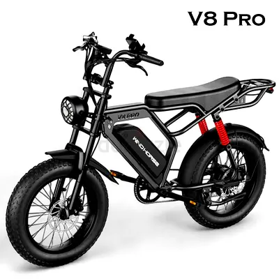 Wind Horse V8 Pro Electric Bike 48V 18AH Removable Battery - 1 Year Warranty