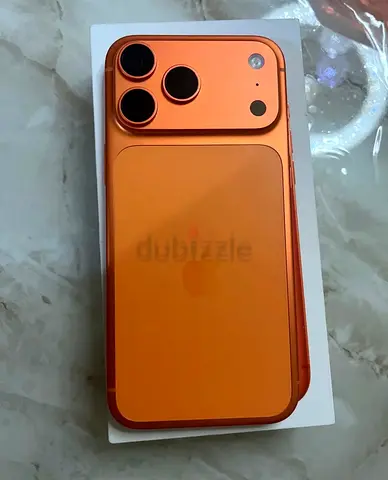 IPhone 17pro max ESIM with box (Orange) with Box - Good Condition.