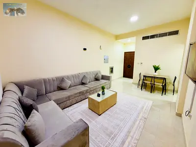 p* Furnished 1-bedroom apartment with living room * Located in Al Rashidiya 3, near Amina Hospital * Clean and well-maintained furniture * Fully equip