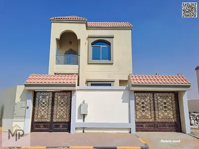 Villa for sale | ajman| al helio1| 4 master rooms, maid room, central A\C | freehold |price included water and electricity fees, and central A\C.