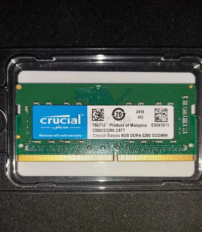 Crucial RAM DDR4 8GB 3200mhz