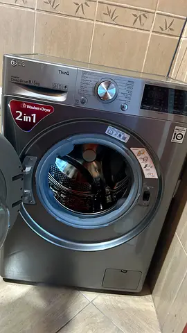 LG 2-in-1 Washer Dryer Front Load (8/5 kg) - Silver, Good Condition new