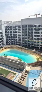 Spacious studio for rent || High floor|| Semi-furnished