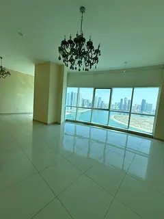 Luxury 3BR + Maid Room | Full Sea View | 4 Bathrooms | Free AC | Gym &amp; Pool | Prime Al Khan | Ne