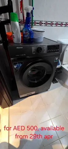 washing machine excellent condition,  with extended warranty