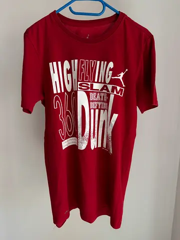 Nike x Air Jordan men Red T-Shirt Size XS
