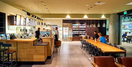Cafeteria Decor Renovation | Painting, Carpentry Ceiling Work