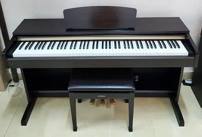 The Yamaha Arius YDP-160 is an 88-key digital piano featuring Graded Hammer (GH) action, designed