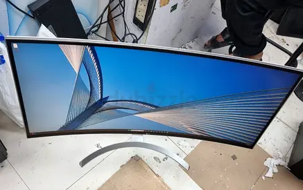 4K LG 34inc Curved WQHD LED Monitor With Type C Port + Vesa Supported Original Stand Model 34CB99-W