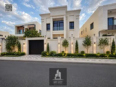 6 rooms next to a mosque, custom-finished with a rooftop terrace, one minute from Sheikh Mohammed Bin Zayed Road